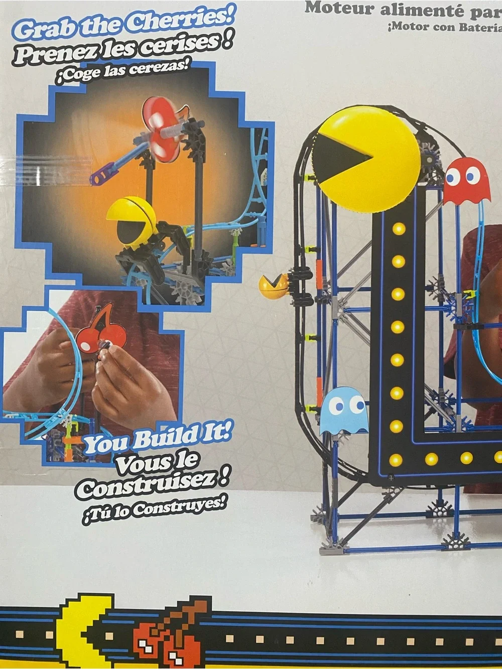 Kids Pac-Man Roller Coaster Building Set bt K’nex new in box ages 9 + STEM toy